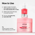Anua TXA Duo for Brightening Full Sized Serum and Toner Pads - Image 5