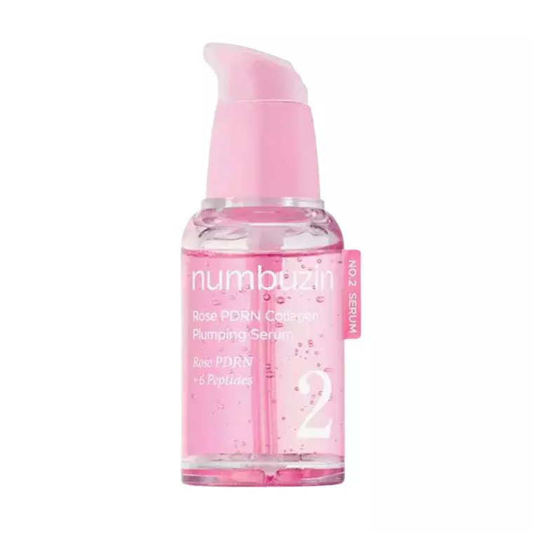 170.No.2 Rose PDRN Collagen Plumping Serum 30ml (7) Numbuzin No.2 Rose PDRN Collagen Plumping Serum 30ml - Image 1