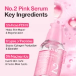 Numbuzin No.2 Rose PDRN Collagen Plumping Serum 30ml - Image 3