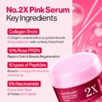 Numbuzin No. 2 Rose PDRN Collagen 2X Plumping Serum 30ml - Image 4