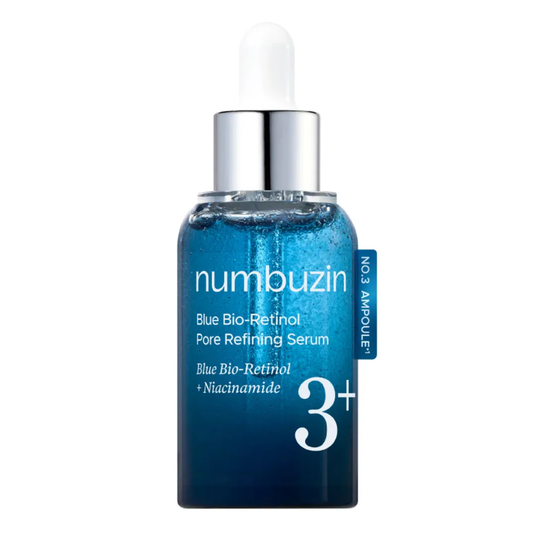 177.Numbuzin No.3 Blue Bio-Retinol Pore Refining Serum 30ml (6) Numbuzin No.3 Blue Bio-Retinol Pore Refining Serum 30ml - Image 1
