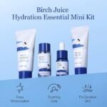 ROUND LAB BIRCH JUICE TRIAL KIT  (CLEANSER 30ML+TONER 20ML+AMPOULE 10ML+CREAM 20ML) - Image 2