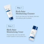 ROUND LAB BIRCH JUICE TRIAL KIT  (CLEANSER 30ML+TONER 20ML+AMPOULE 10ML+CREAM 20ML) - Image 5