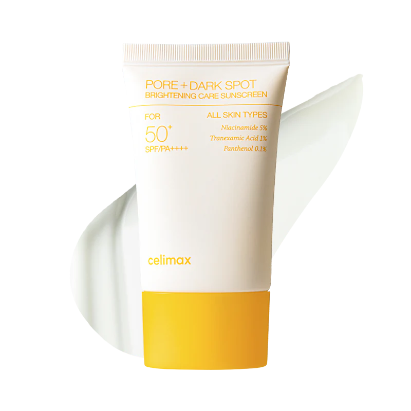 54.Celimax Pore+Dark Spot Brightening Care Sunscreen 50ml (1) Celimax, Pore + Dark Spot Brightening Care Sunscreen SPF50+ PA++++ 50ml - Image 1