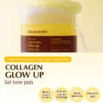 Eqqualberry Collagen Glow Up Gel Toner (60 Pads) - Image 2
