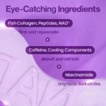 Numbuzin NAD + Collagen Under Eye Patches (5 Patches) - Image 5